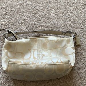 Coach cream bag